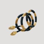 Conjunto de Pulseiras e Brincos com Cores - Capim Dourado Jalapão