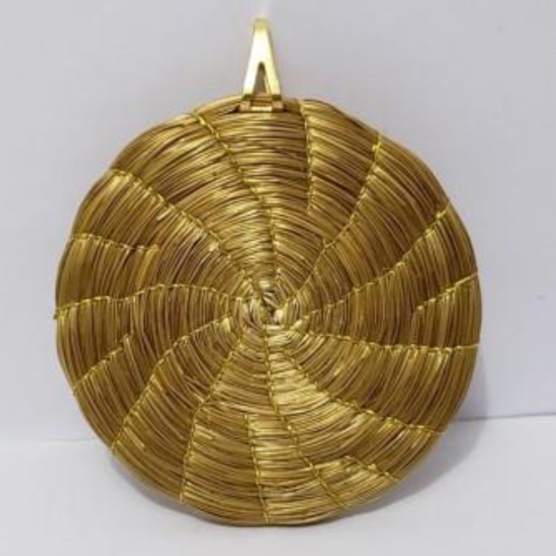 Pingente Mandala - Capim Dourado Jalapão